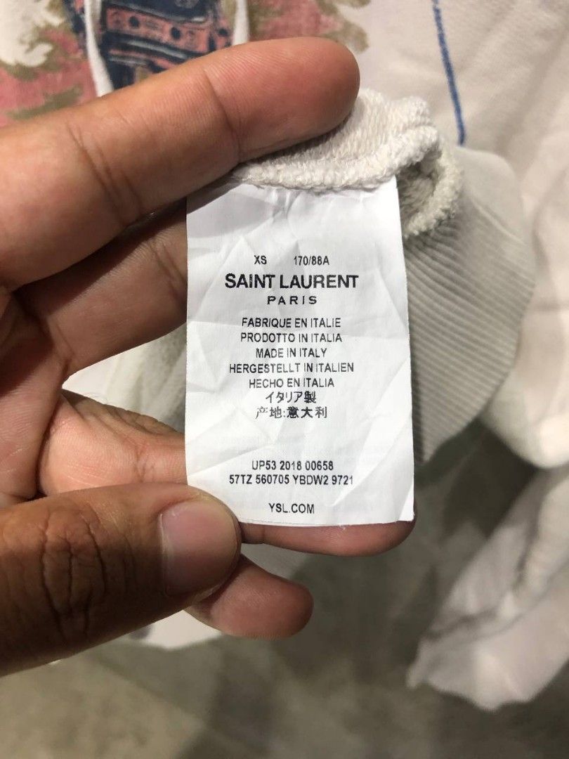 Saint laurent robot hoodie