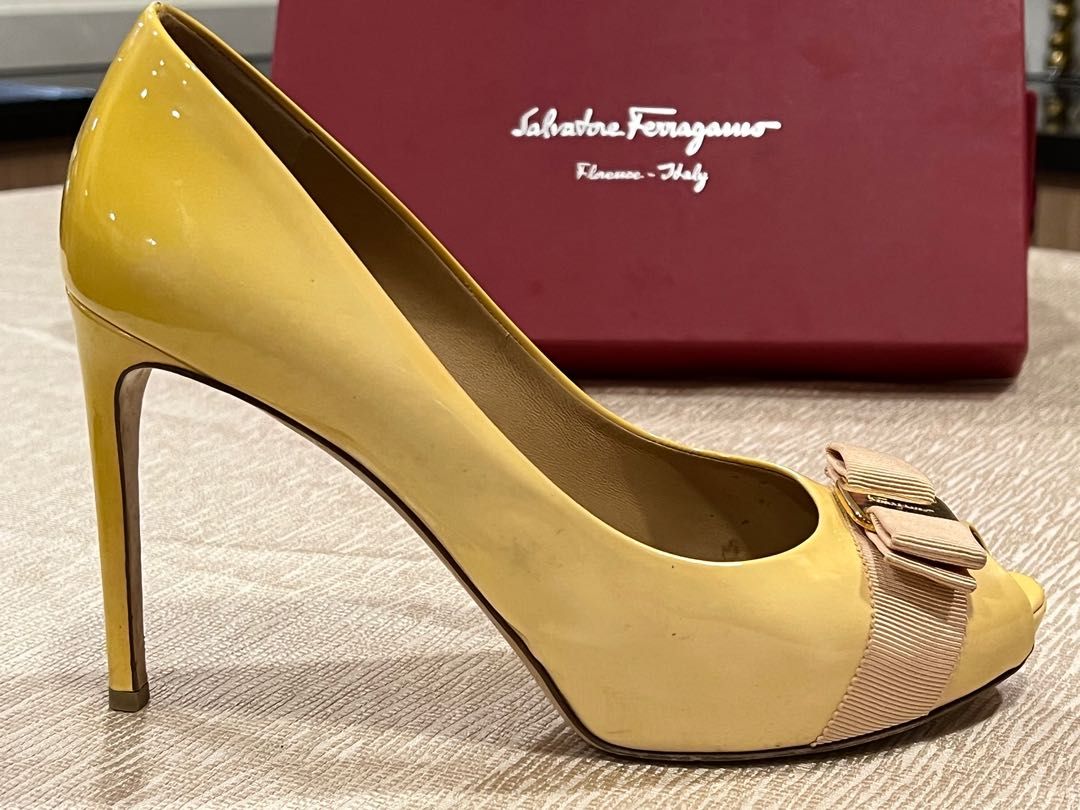 Salvatore ferragamo heels sale cheap