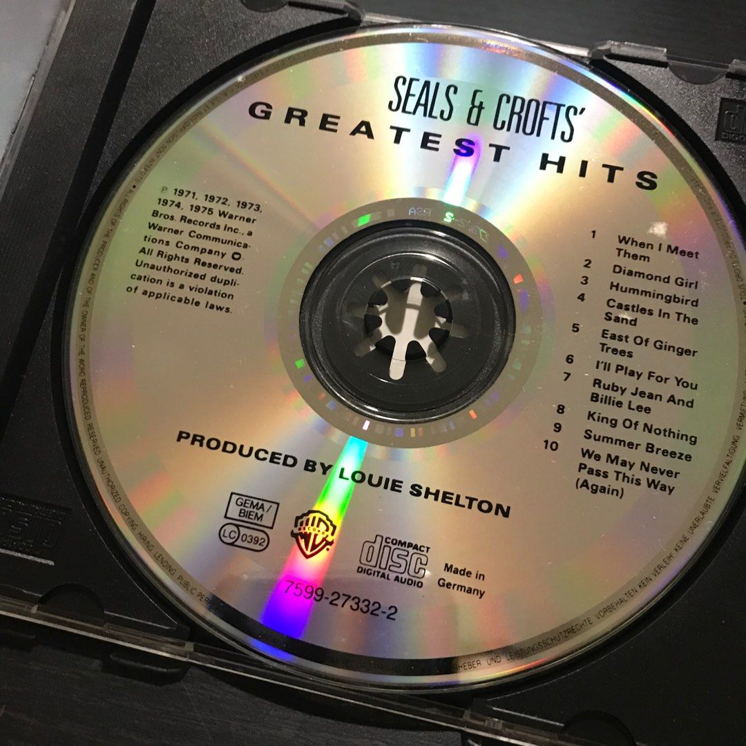 Seals & Crofts Greatest Hits CD (Box Aus), Hobbies & Toys, Music