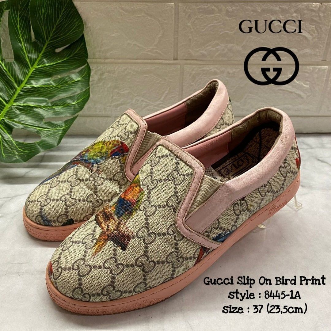 Sepatu slip on gucci sale