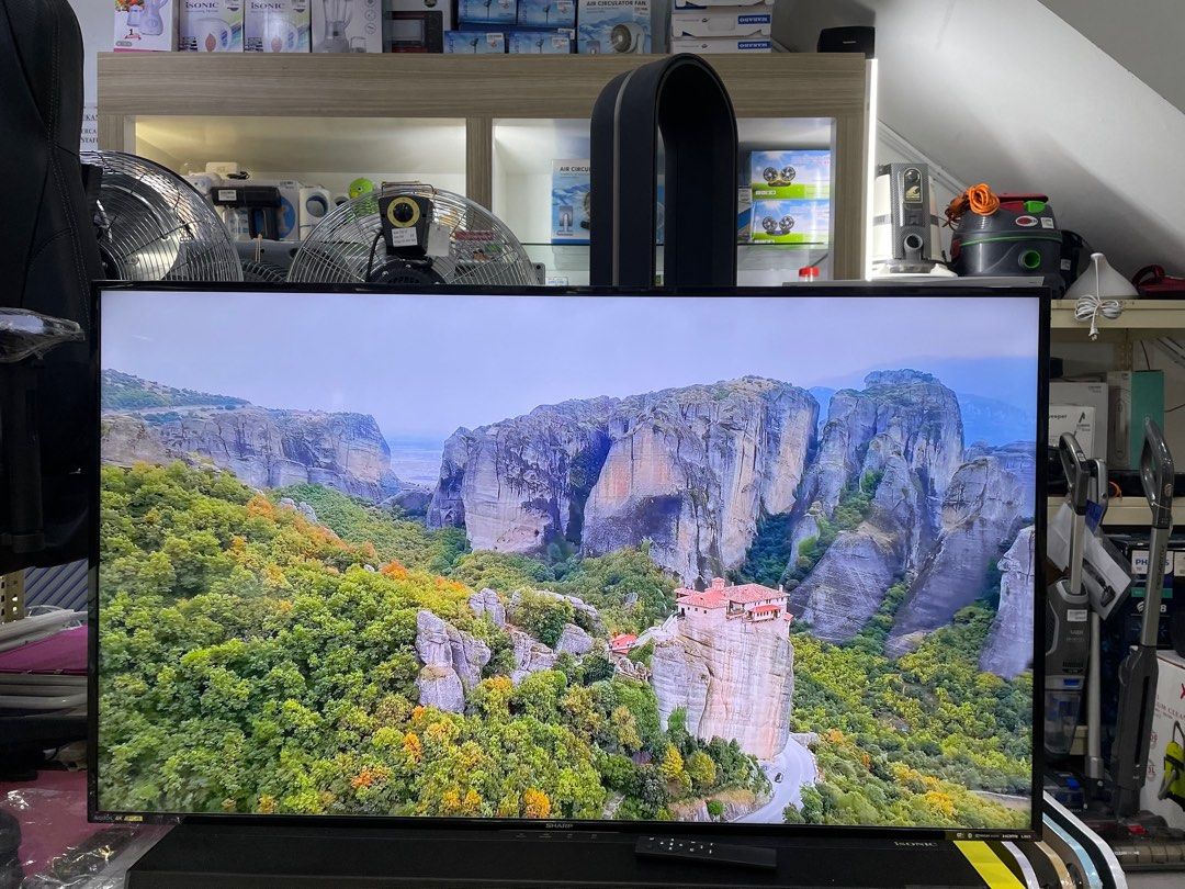 SHARP AQUOS 50 INCH 4K UHD ANDROID TV SHP 4TC50DK1X, TV & Home