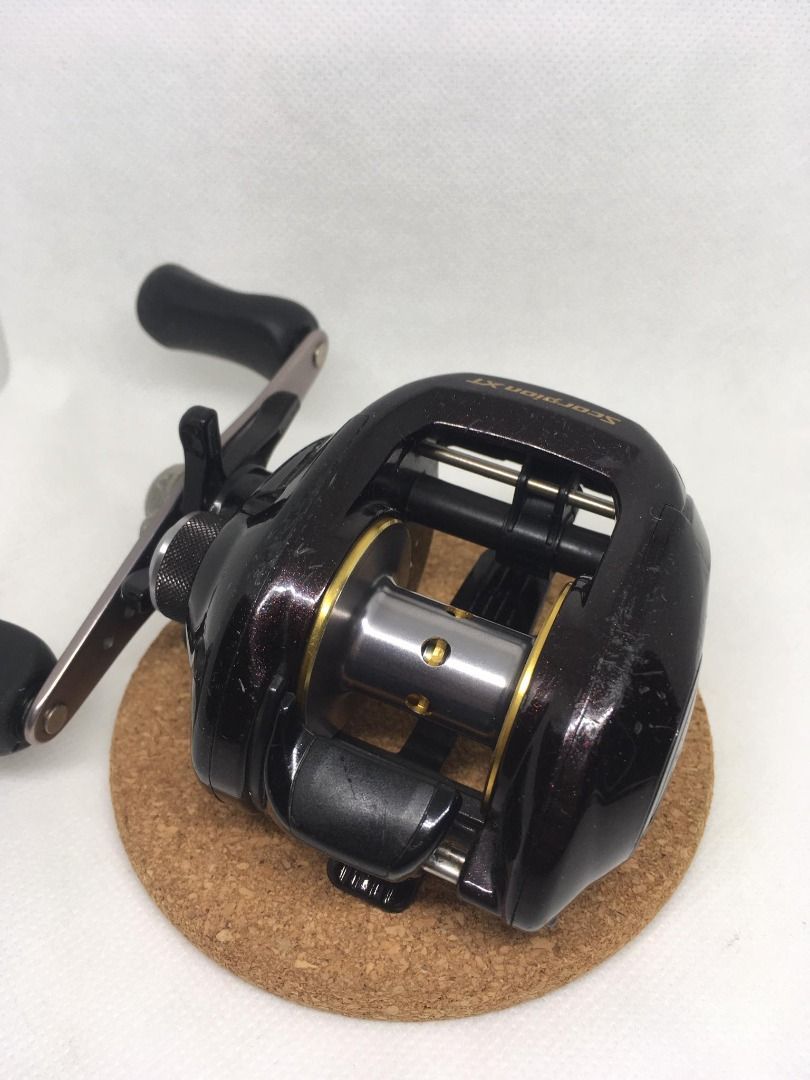 Shimano Scorpion XT 1501 Left Handed Used, Sports Equipment, Fishing on  Carousell