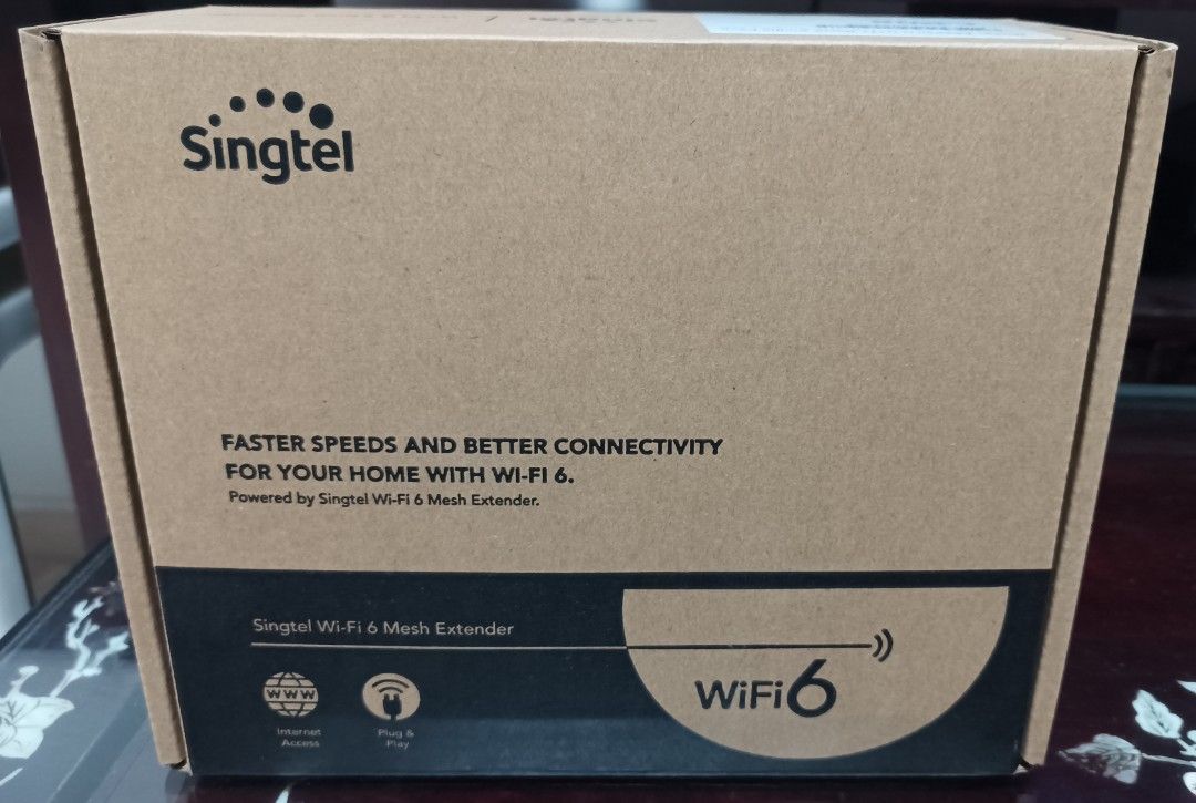Singtel Wi-Fi 6 Mesh Extender, TV & Home Appliances, Other Home ...