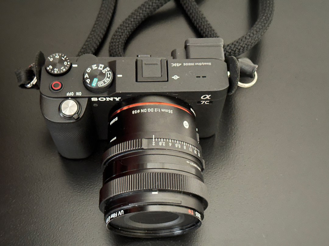 sony-a7c-with-sigma-35-f2-kit-photography-cameras-on-carousell