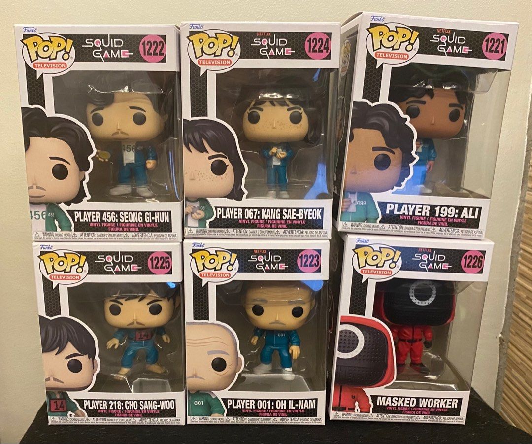 Squid Game Funko Pops SET, Hobbies & Toys, Toys & Games on Carousell