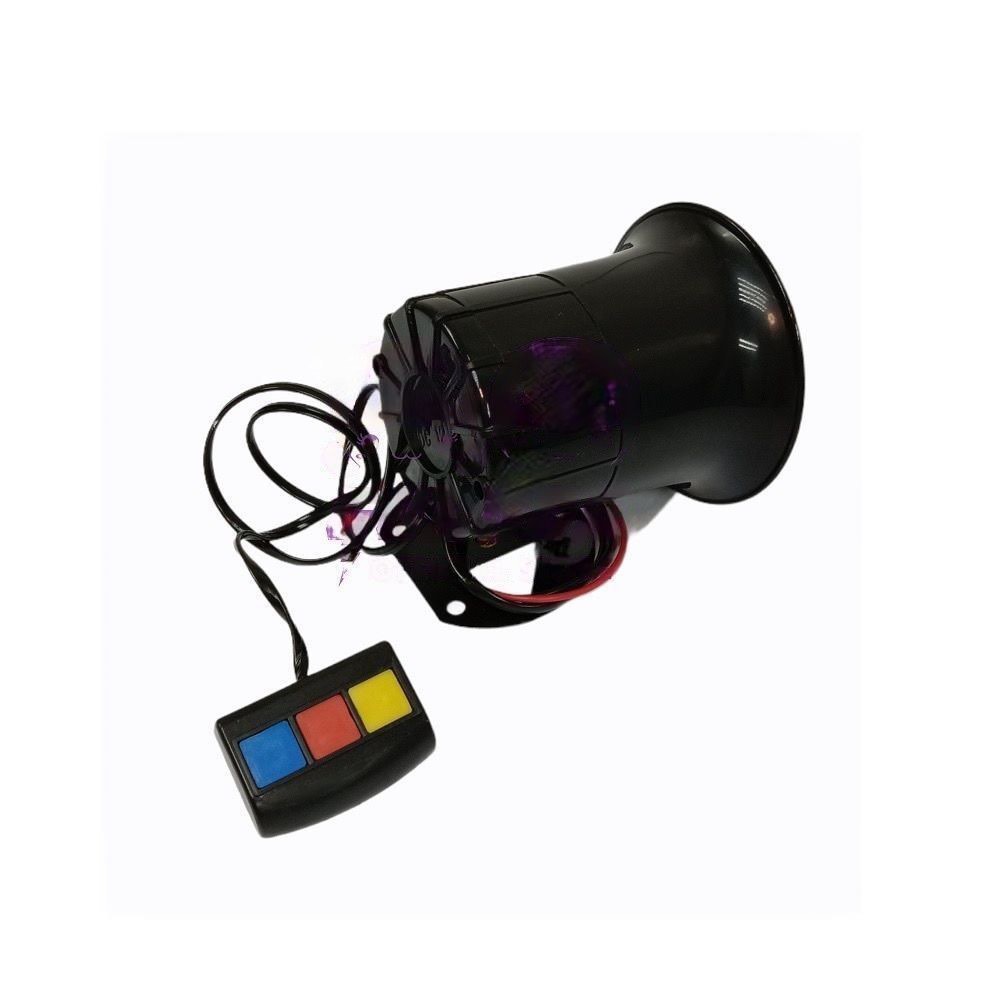 SUPER LOUD 12V Alarm Siren Horn Backup Buzzer System Police 3 Tone ...