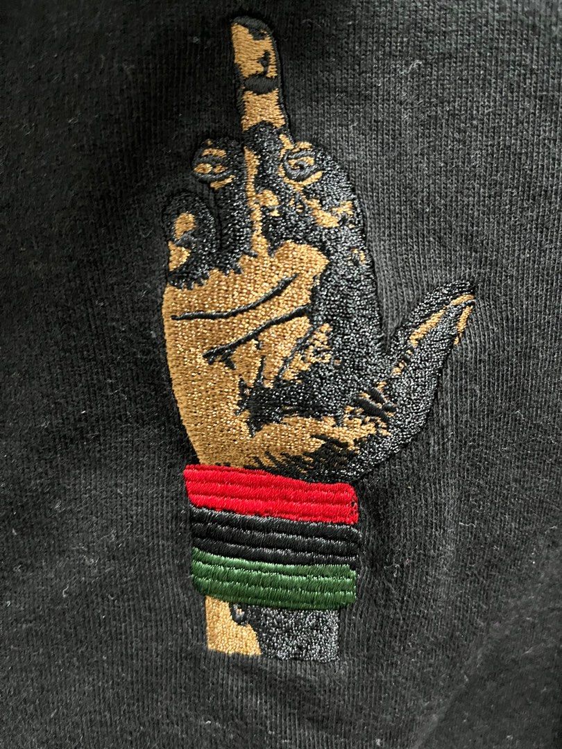 Supreme dead prez RBG Embroidered Hooded Sweatshirt Black
