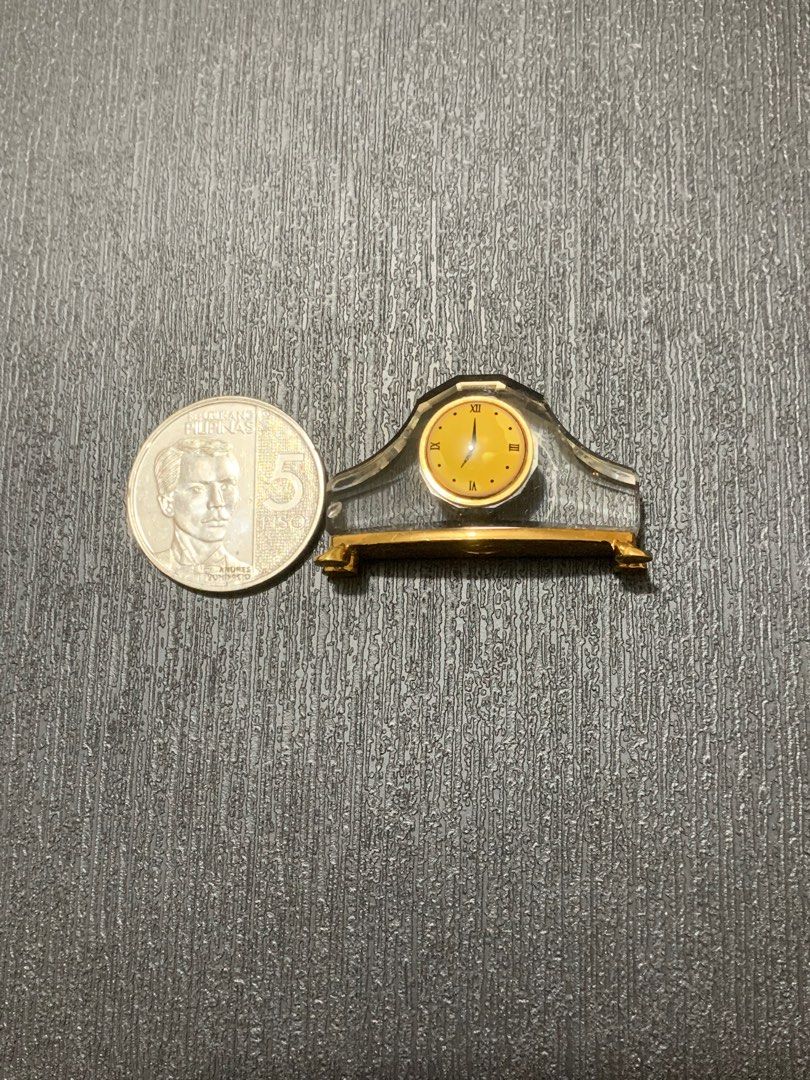 Swarovski Crystal Figurine Crystal Memories Mini Mantel Clock