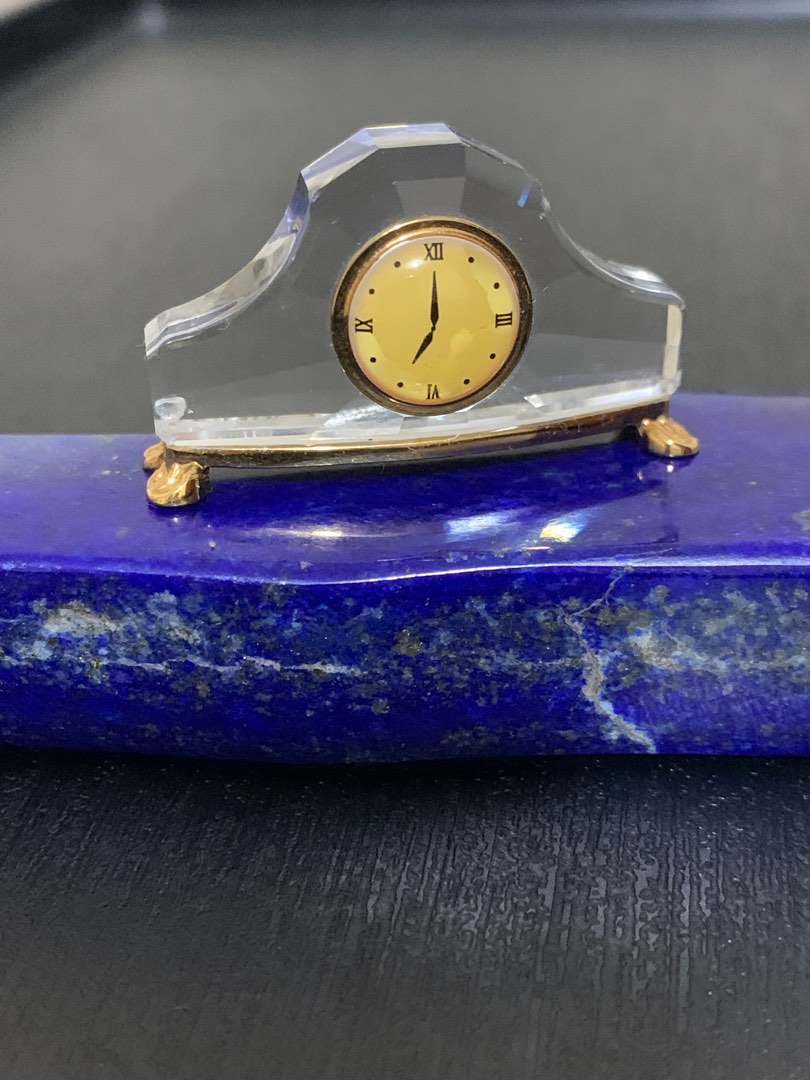 Swarovski Crystal Figurine Crystal Memories Mini Mantel Clock