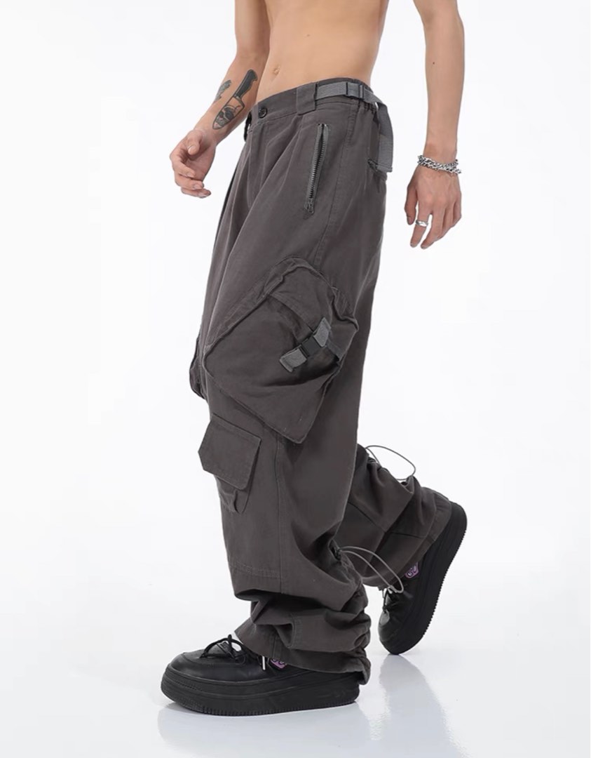 tactical parachute cargo pants (preorder), Men's Fashion, Bottoms