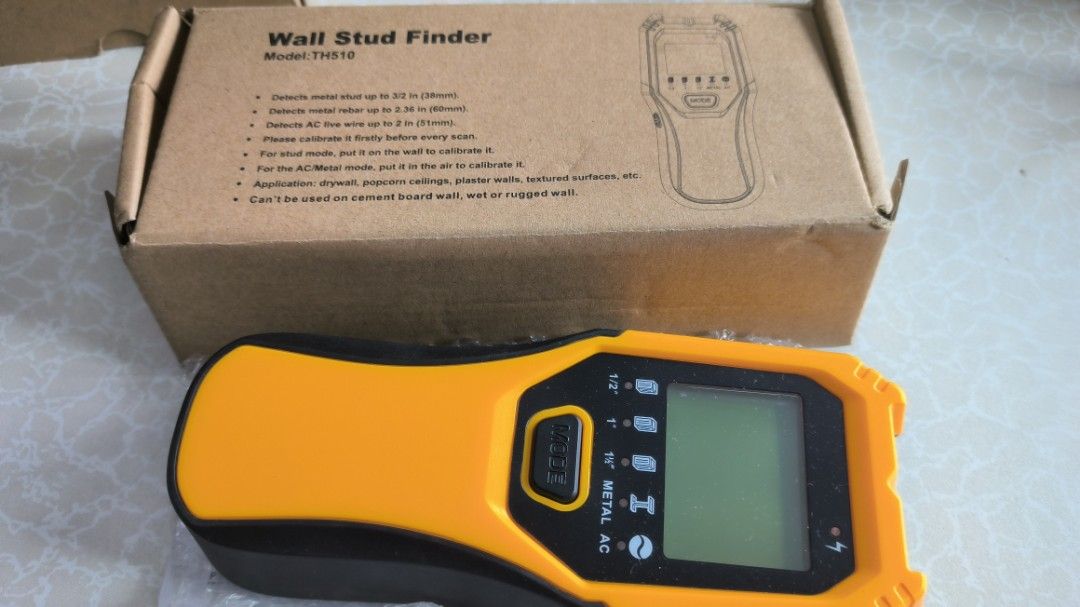Tavool Wall Stud Finder (MODEL TH510), Furniture & Home Living, Home