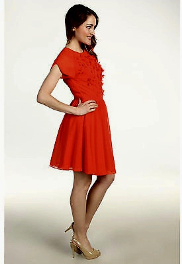 Ted baker red dress sale discount
