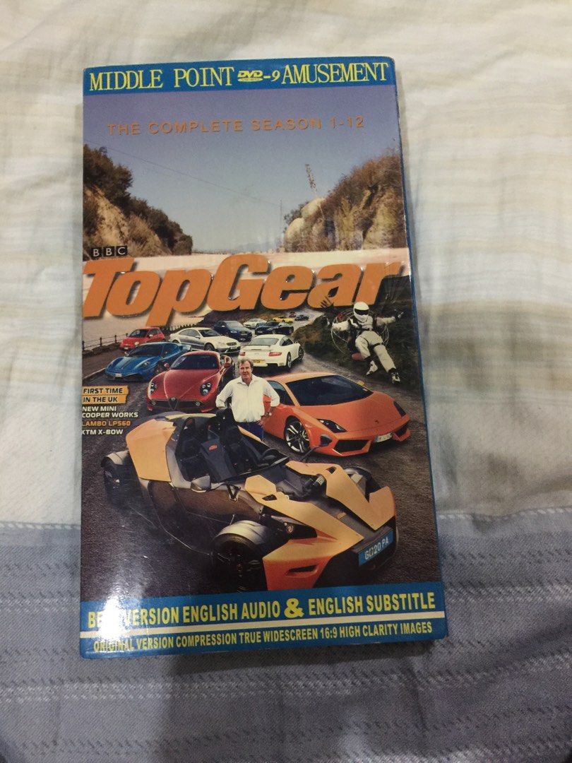 Top gear complete season 112 DVD, TV & Home Appliances, TV & Entertainment, BluRay & Media