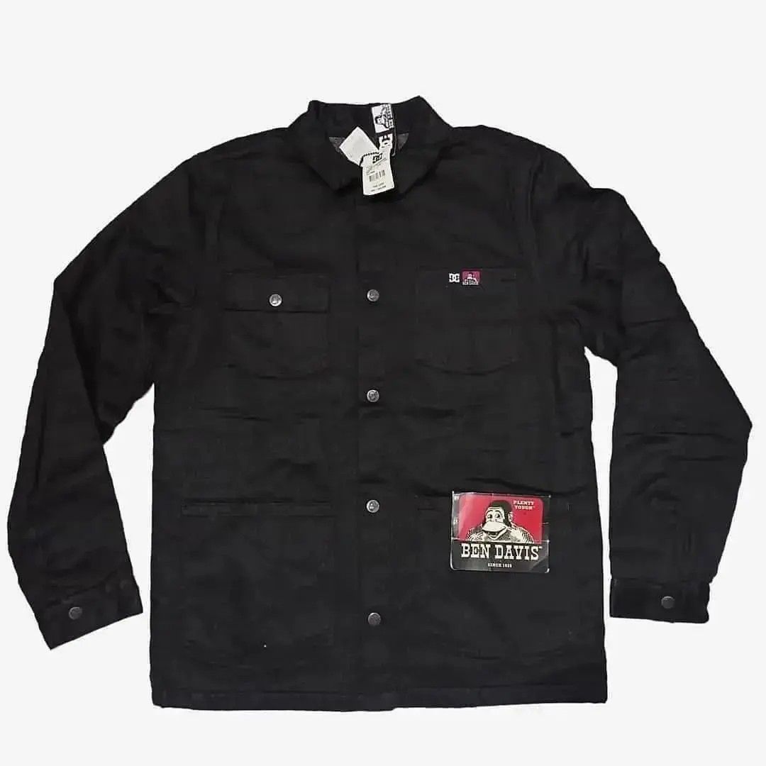 TRUCKER JAKET DC X BEN DAVIS Fesyen Pria Pakaian Baju Luaran