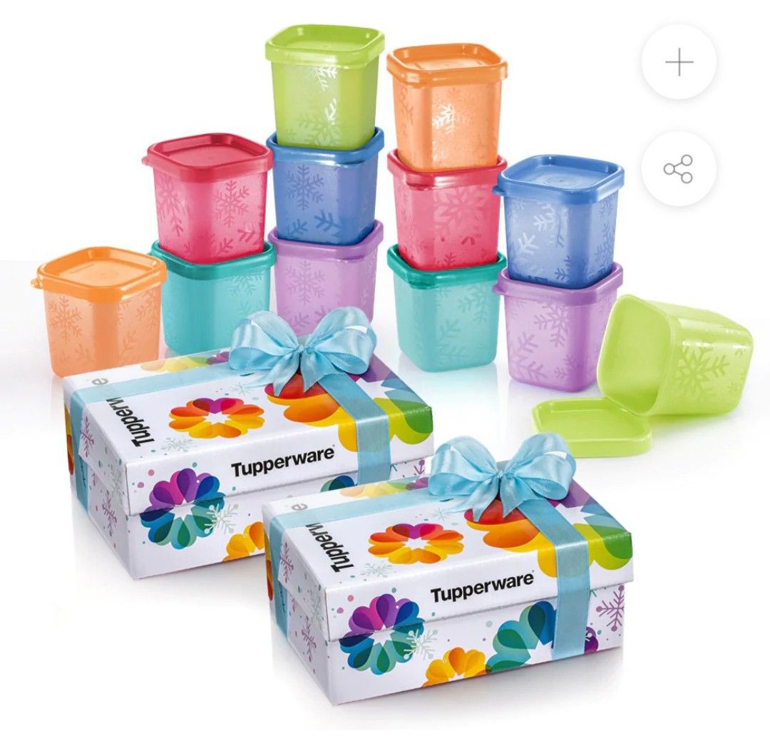 Tupperware Rainbow Cube Gift Set Furniture Home Living Kitchenware Tableware Food