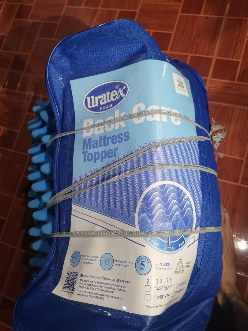 Uratex Egg crate mattress *single*, Furniture & Home Living, Bedding