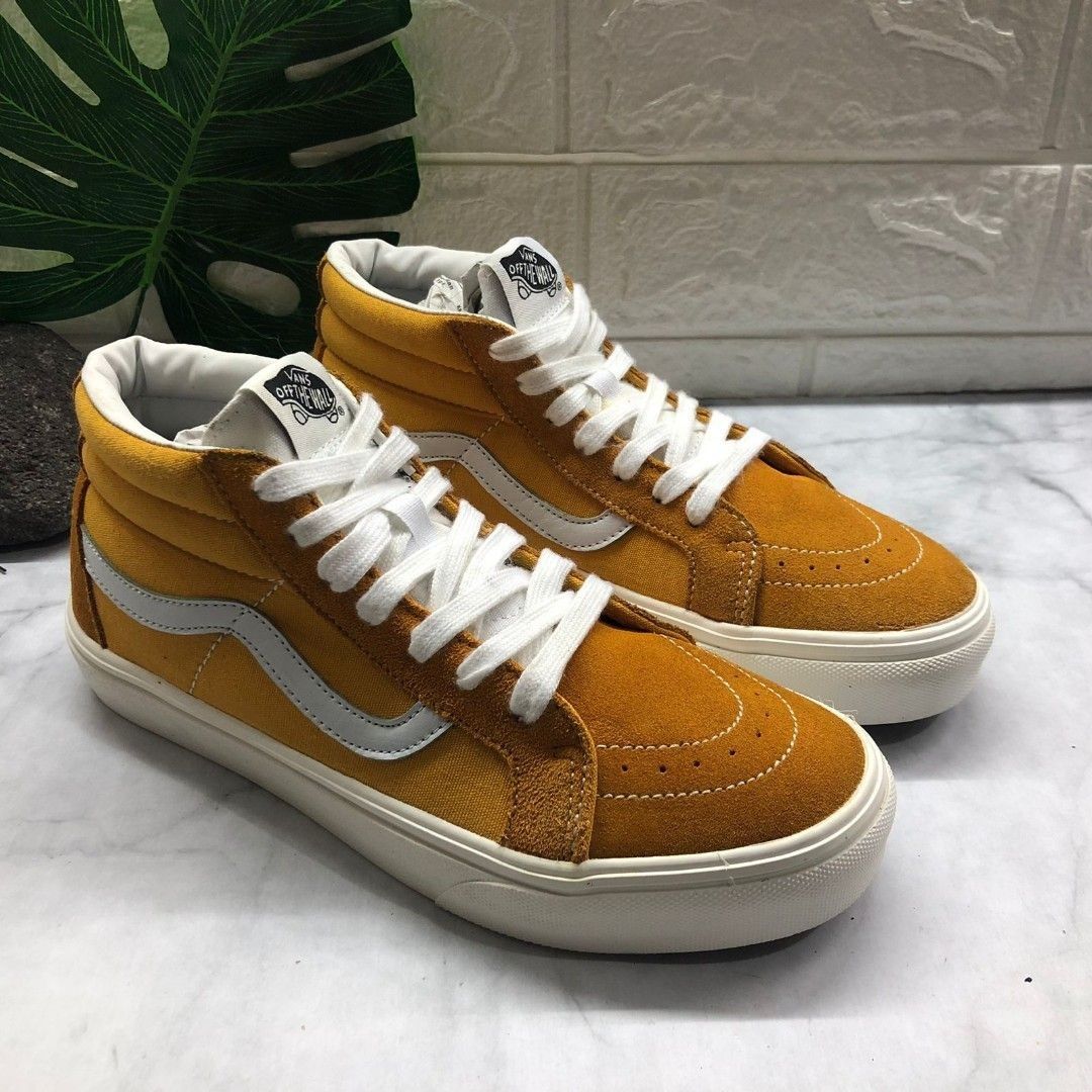 Vans on sale mid yellow