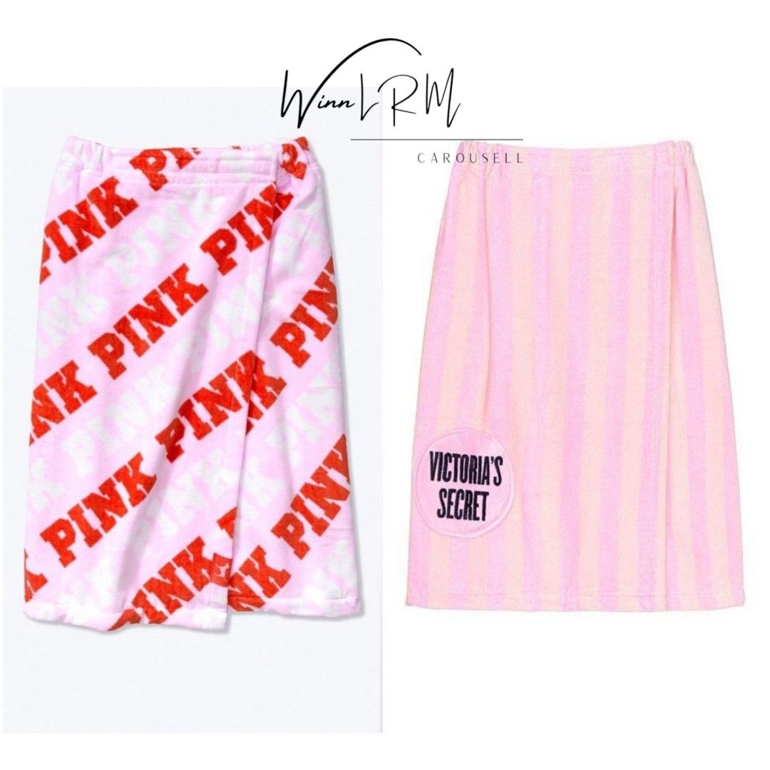 Victoria's secret pink towel wrap top
