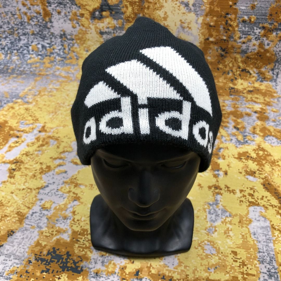 Vintage Adidas Big Logo Beanie Hat B2252, Men's Fashion, Watches