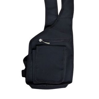 Vintage Black One Shoulder Utility Bag
