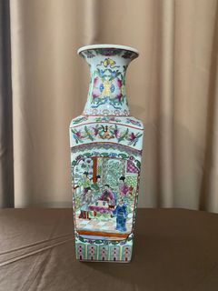 Vintage Chinese Painted Vase