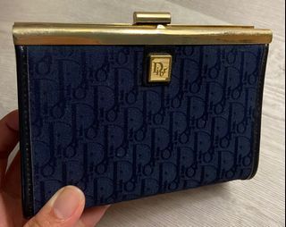 Vintage dior monogram purse