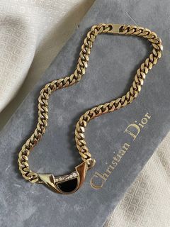 Vintage Onyx Rhinestone Necklace