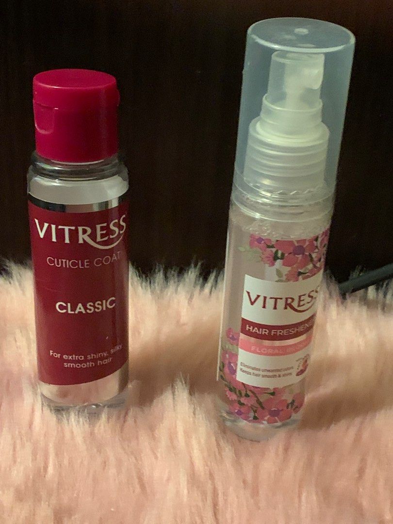 Vitress Hair Freshener in Floral Bloom and Vitress Cuticle Coat Classic