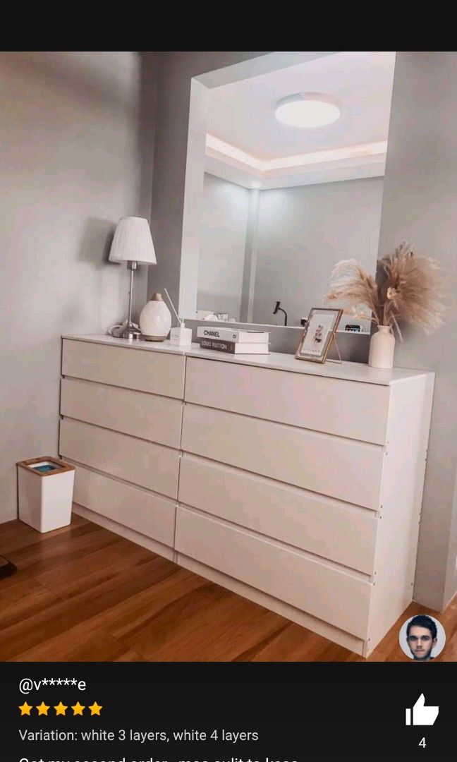 white cabinet minimalist (Category: Shelves, Cabinets & Racks) located in Antipolo. Submitted by secondhandstuff03 (Listing ID 1195234173, Image 1). Description: sa halagang 1859 may minimalist and simple white cabinet good quality worth 4k to 7k sa iba and sa mall here wala pang 2k may elegant na usong uso sa mga home buddies.