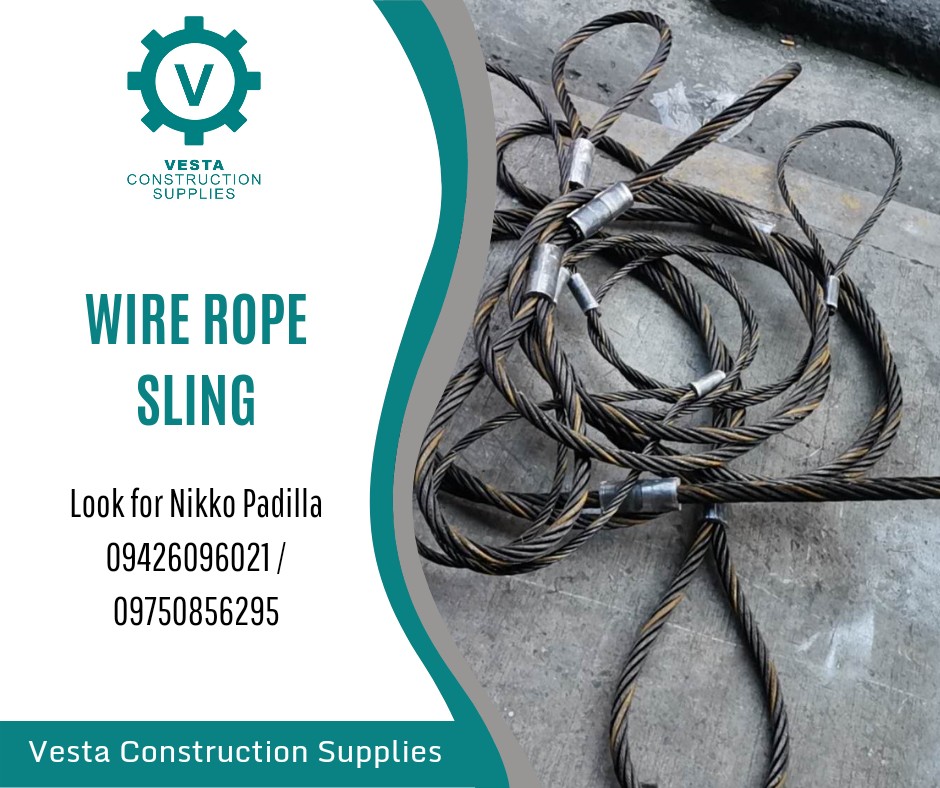 Wire Rope Sling, Commercial & Industrial, Construction Tools ...