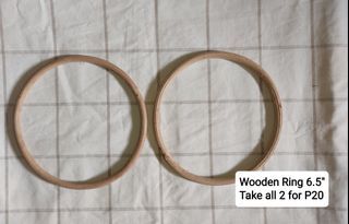Wooden Ring 6.5"