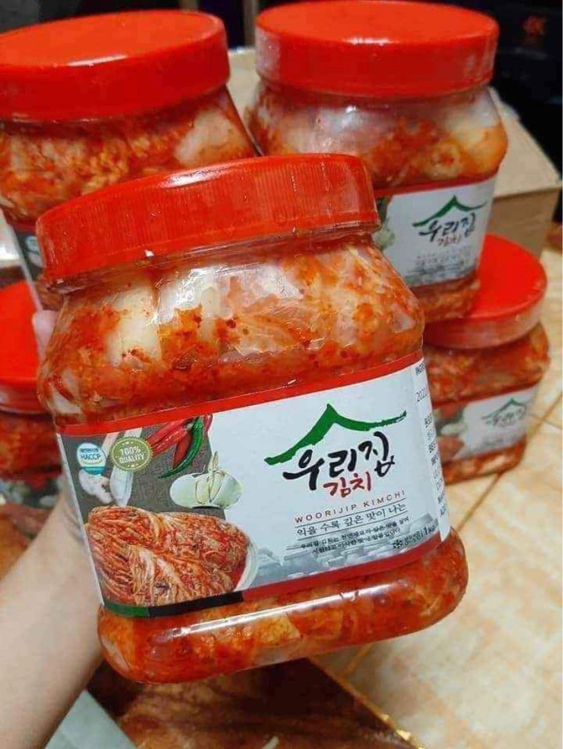 Woojirip kimchi 1KG, Food & Drinks, Chilled & Frozen Food on Carousell