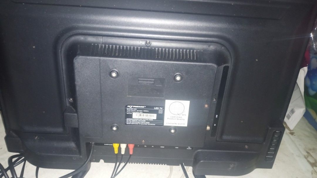 Xtreme led tv 24 inch (Category: TV) located in Caloocan City. Submitted by princessyumie (Listing ID 1195334278, Image 3). Description: xtreme led basic tv 24 inch with original remote no issue not smart tv with hdmi vga usb port location deparo caloocan.