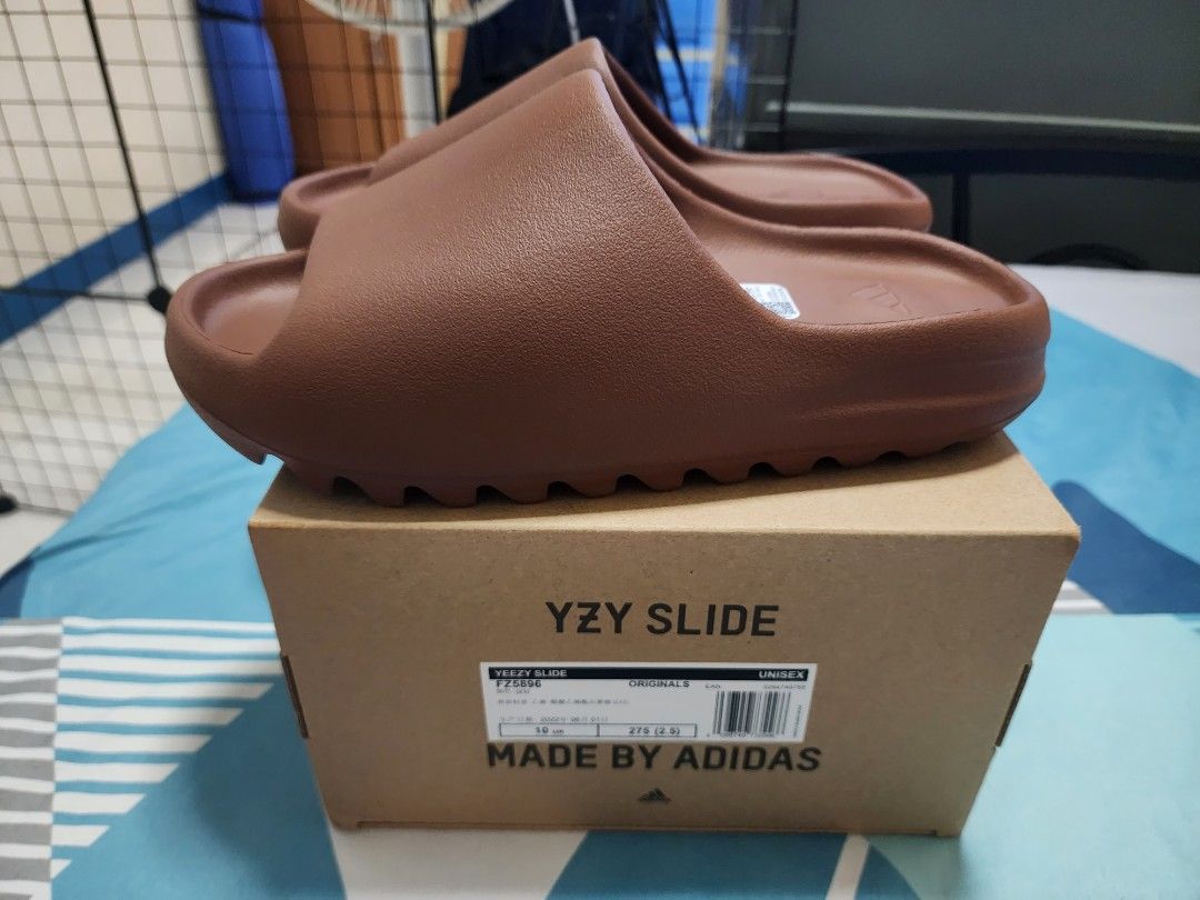 Yeezy Slide Flax size 10, Men's Fashion, Footwear, Slippers u0026 Slides on  Carousell