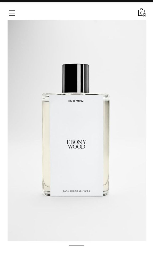 Zara Perfume Ebony Wood, Beauty & Personal Care, Fragrance