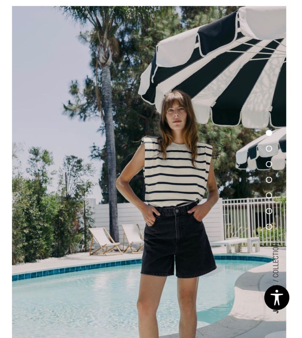 Zara top with shoulder pads cheap