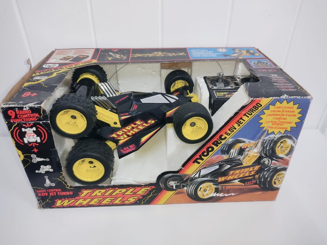 1993 TYCO R C TRIPLE WHEELS 6.0V JET TURBO RC Hobbies Toys Toys Games on Carousell