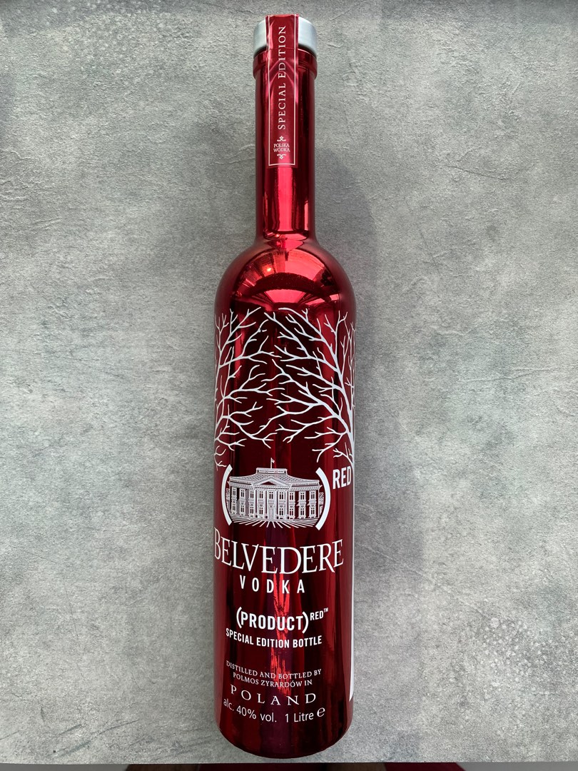 Belvedere Vodka Red Limited Edition by Laolu 1 Liter - Glendale