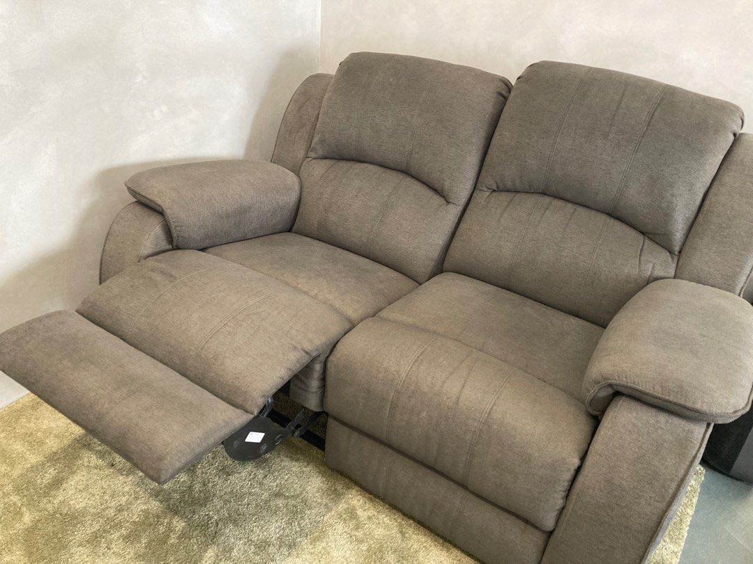 2 Seater Sofa Recliner Padded Arm Rests