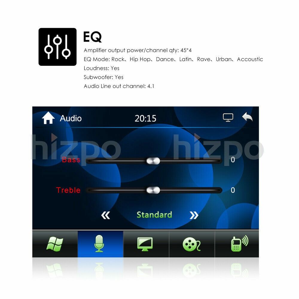 3012) 2 Din Car Stereo with Touch Screen Bluetooth Car Radio in Dash