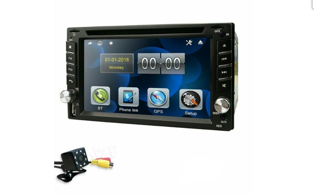3012) 2 Din Car Stereo with Touch Screen Bluetooth Car Radio in Dash