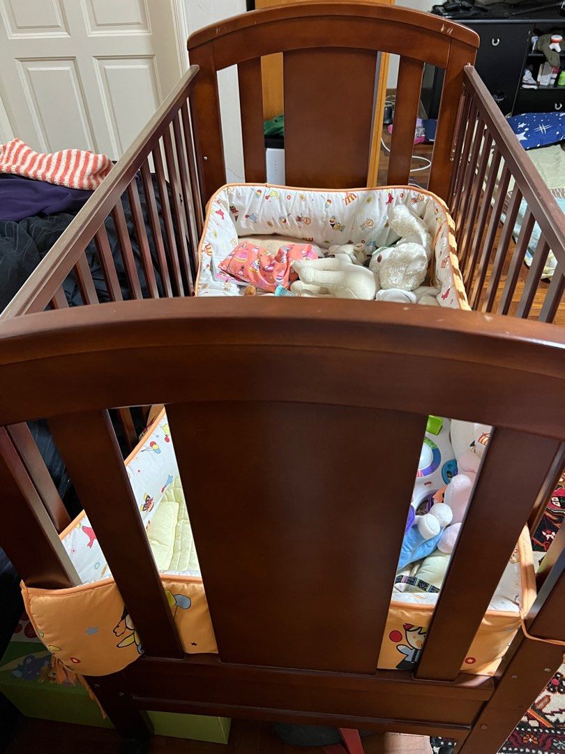3 in 1 Convertable Baby Cot to Toddler Bed, Babies & Kids, Baby Nursery