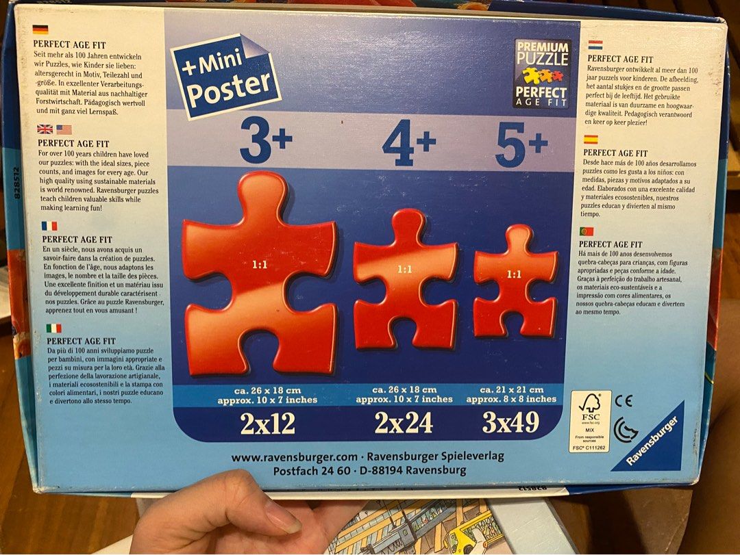 3x Puzzles Jigsaw, Hobbies & Toys, Toys & Games on Carousell