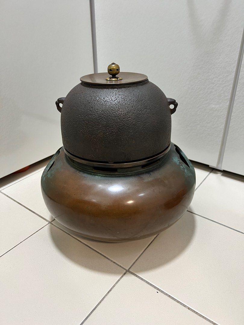 日本茶釜鐵釜, 興趣及遊戲, 收藏品及紀念品, 古董收藏- Carousell