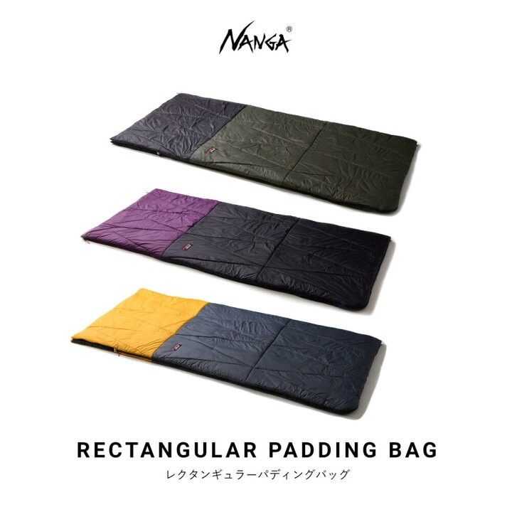 🇯🇵日本代購🇯🇵日本製NANGA睡袋封筒型RECTANGULAR PADDING BAG BLK