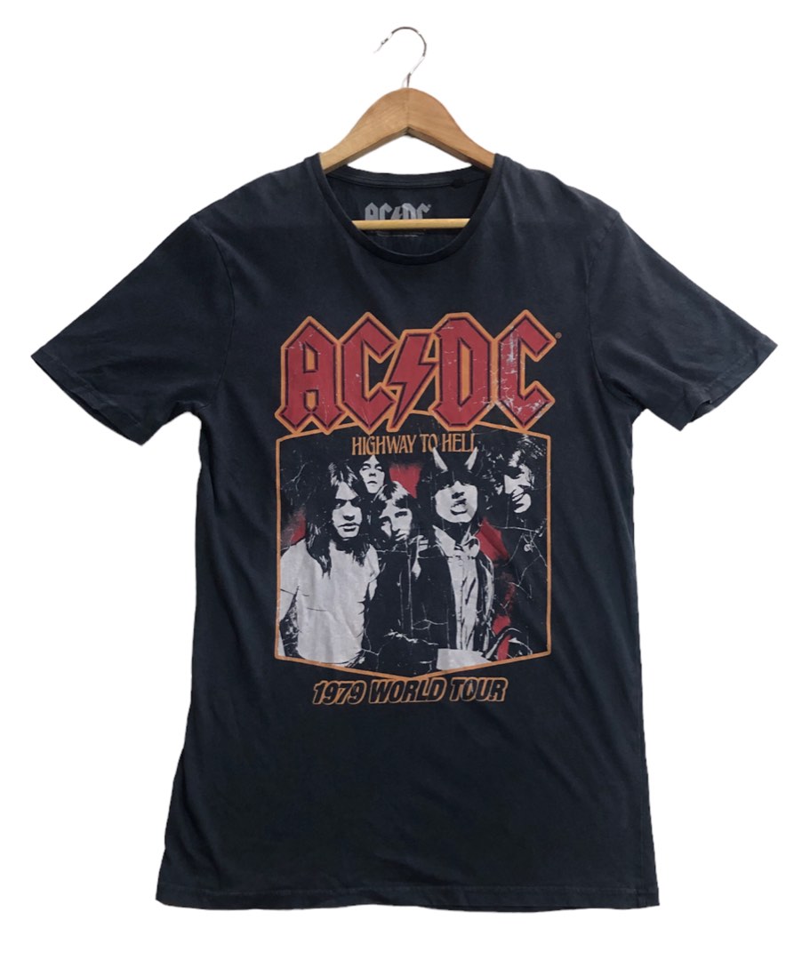 ACDC 1979 WORLD TOUR SHIRT, Men's Fashion, Tops & Sets, Tshirts & Polo ...