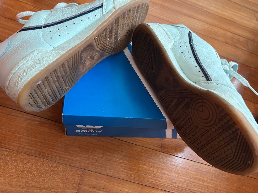 Adidas continental 80 mint green clearance
