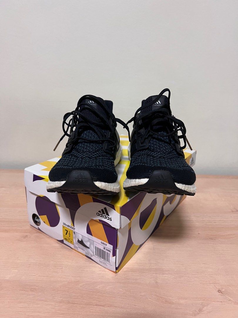 Adidas ultra boost core black gold hot sale