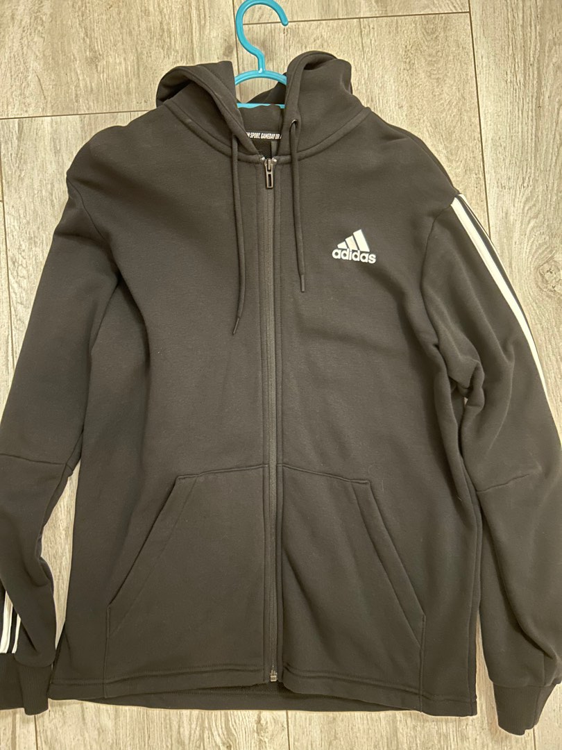ADIDAS Zip-up Hoodie, Men's Fashion, Coats, Jackets and Outerwear on ...
