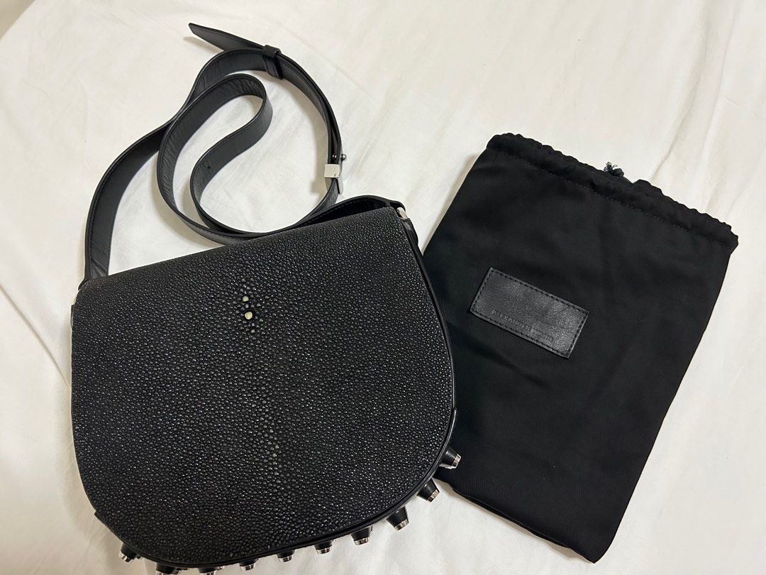 Alexander wang lia best sale saddle bag